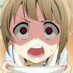 imagem garota anime em choque